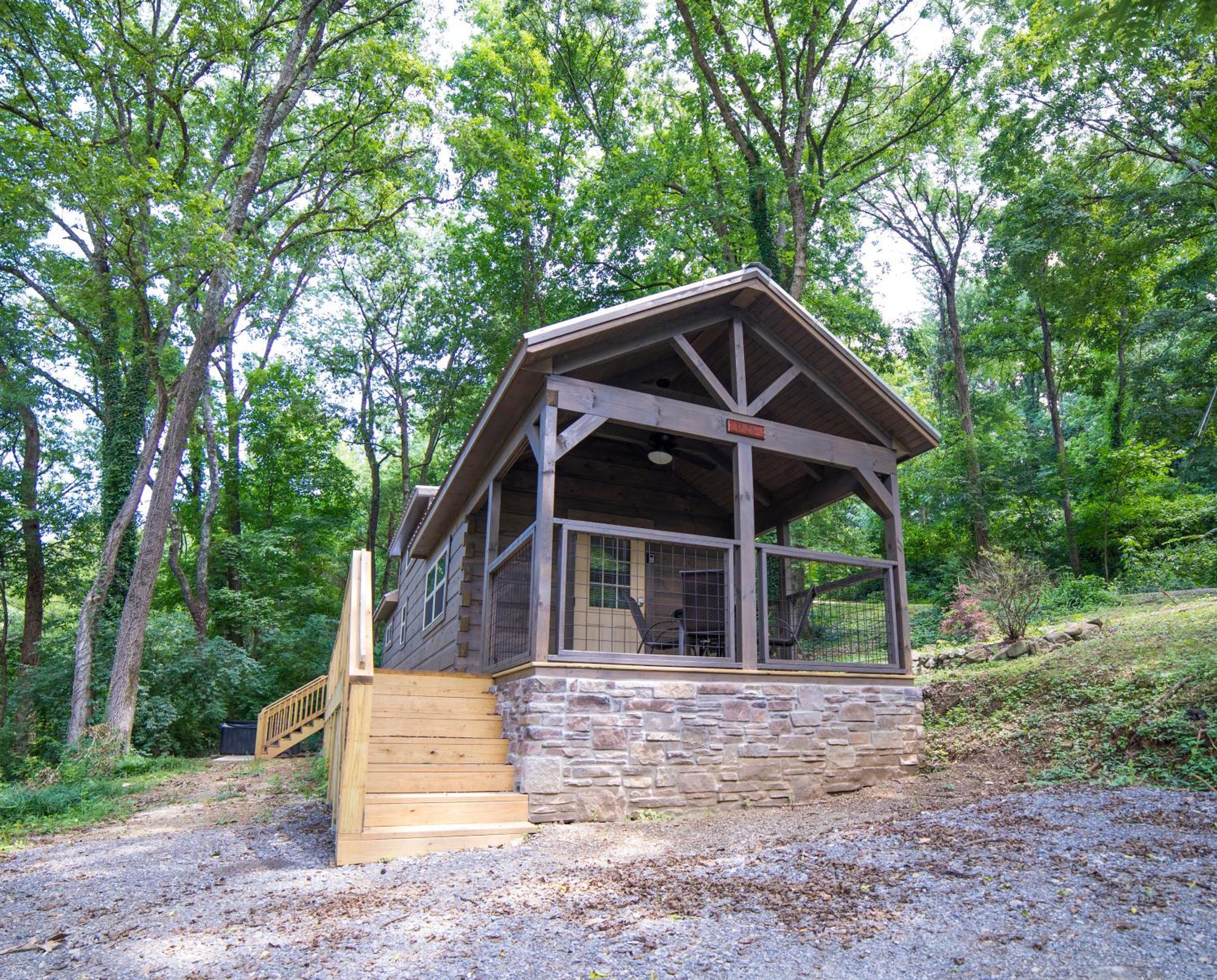 Ryon Tiny Home Cabin City-Side Rustic Retreat Chattanooga Exterior foto